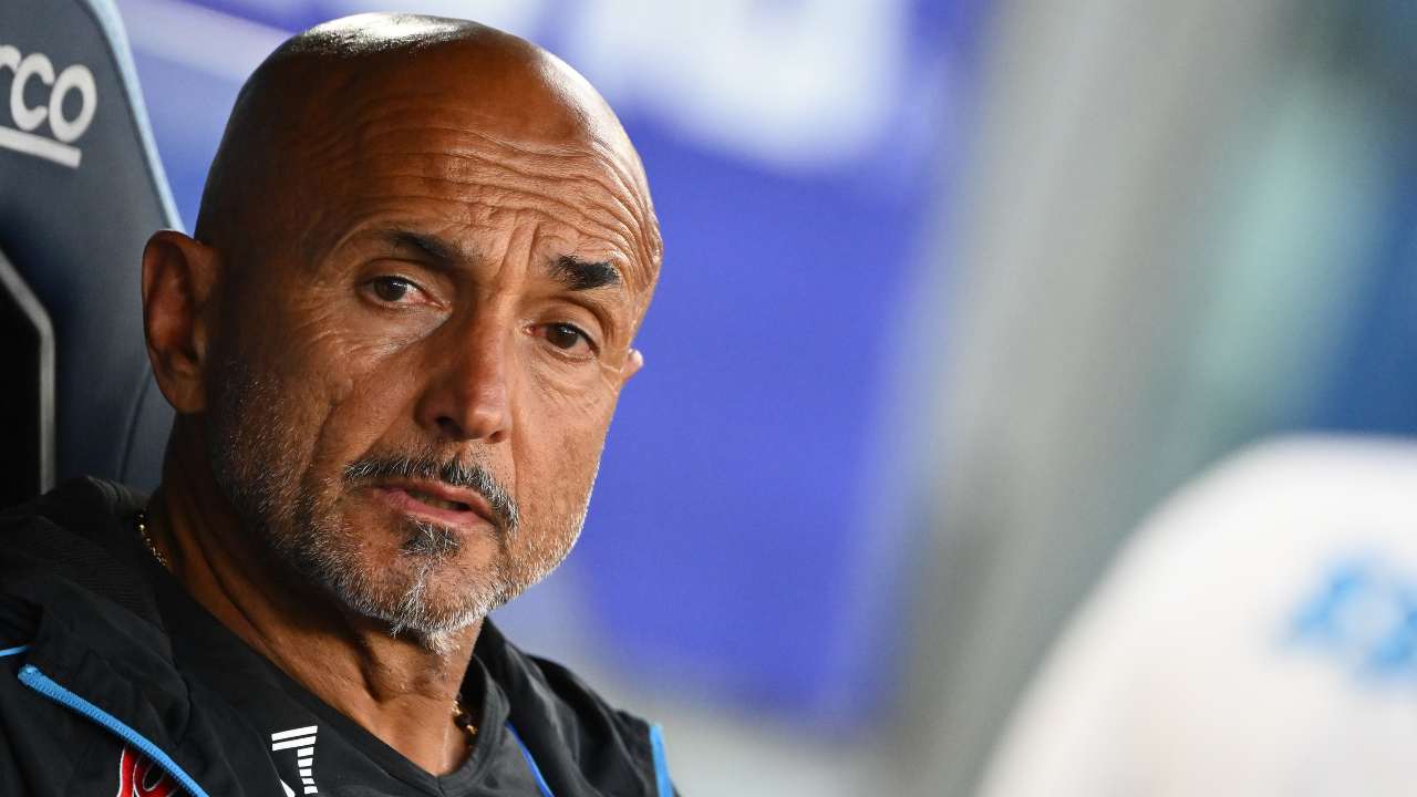 Spalletti in panchina Napoli