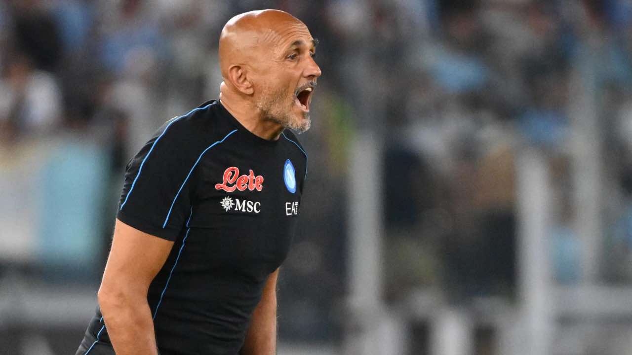 Luciano Spalletti arrabbiato