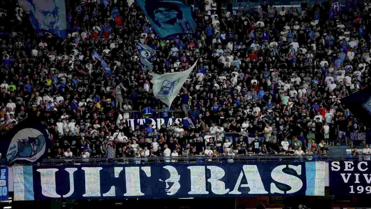 Ultras Napoli sugli spalti