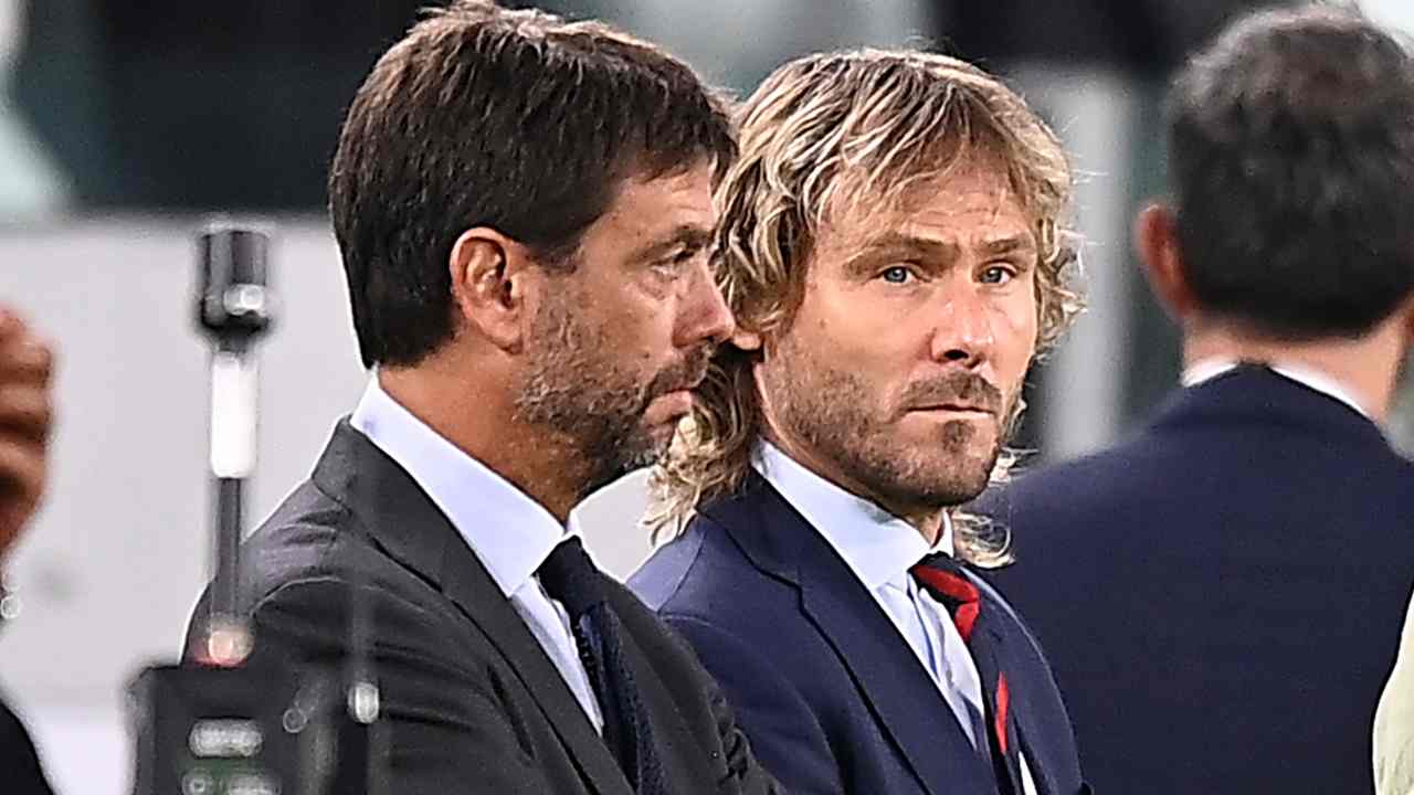 Agnelli e Nedved tristi