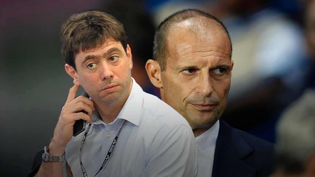 Agnelli e Allegri perplessi per la situazione della Juventus