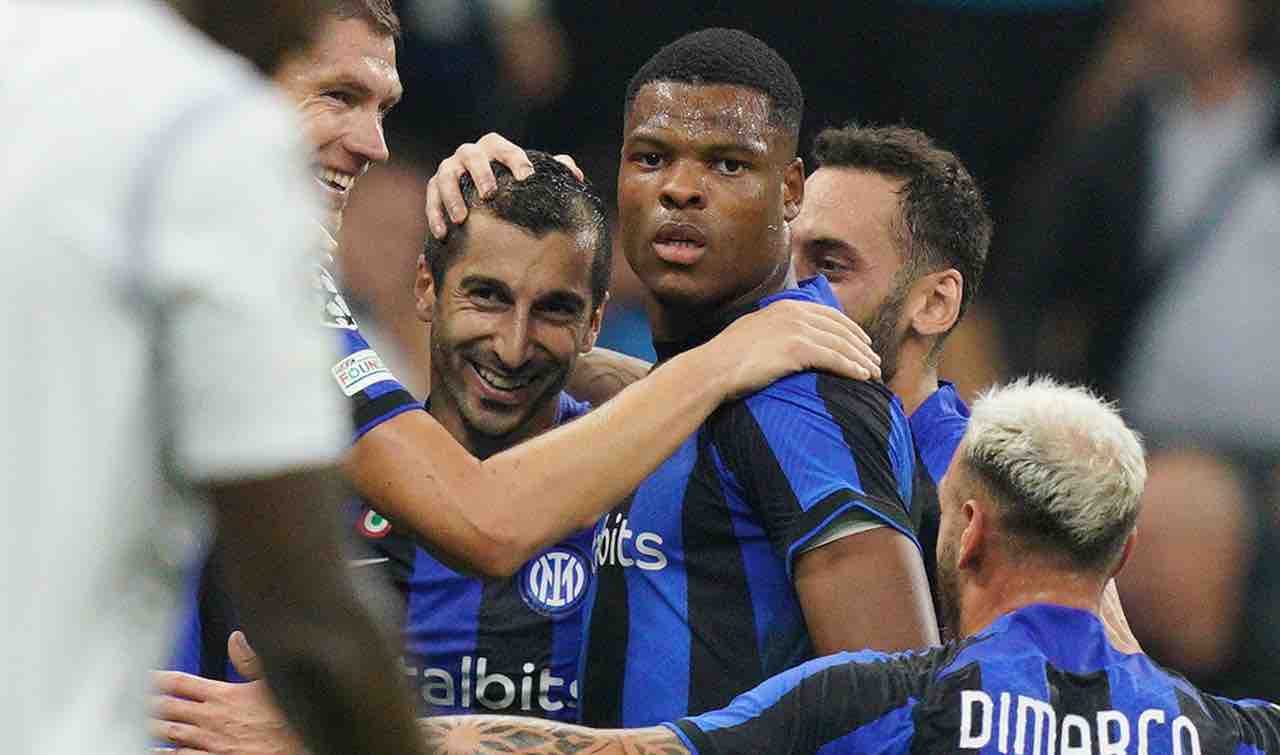 Esultanza Inter in Champions League