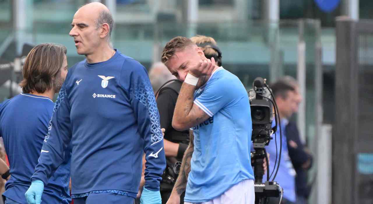 Lazio Immobile infortunio