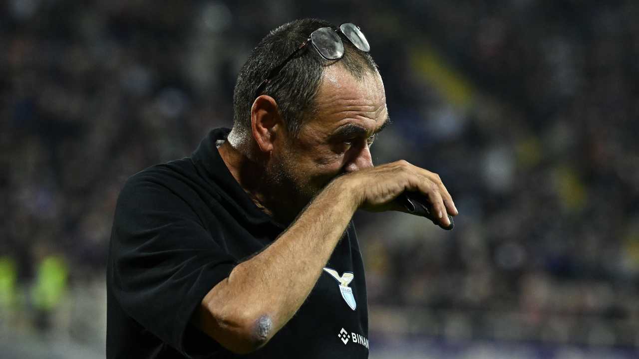 Sarri pensieroso: il tecnico perde Immobile