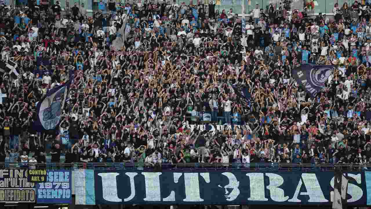 Tifosi del Napoli sugli spalti