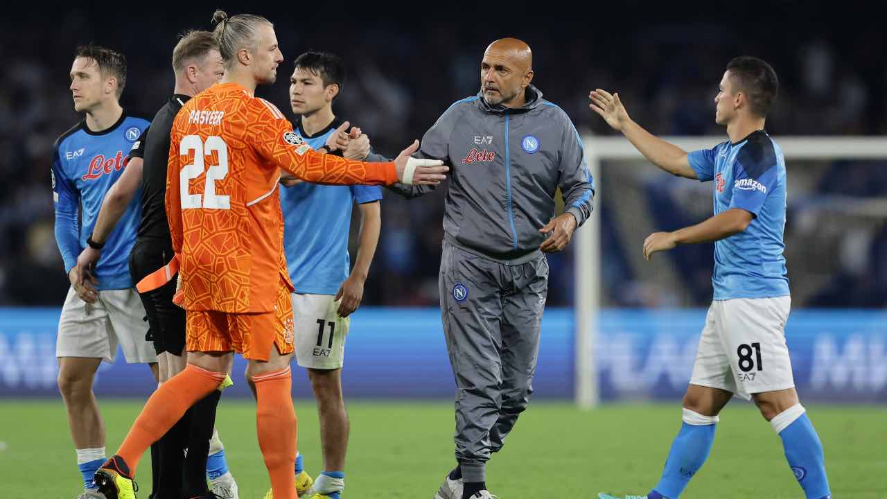 Luciano Spalletti a fine partita