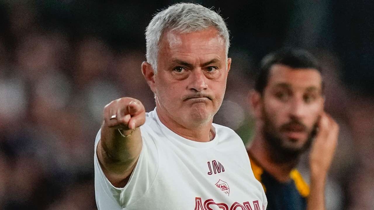 Josè Mourinho in campo