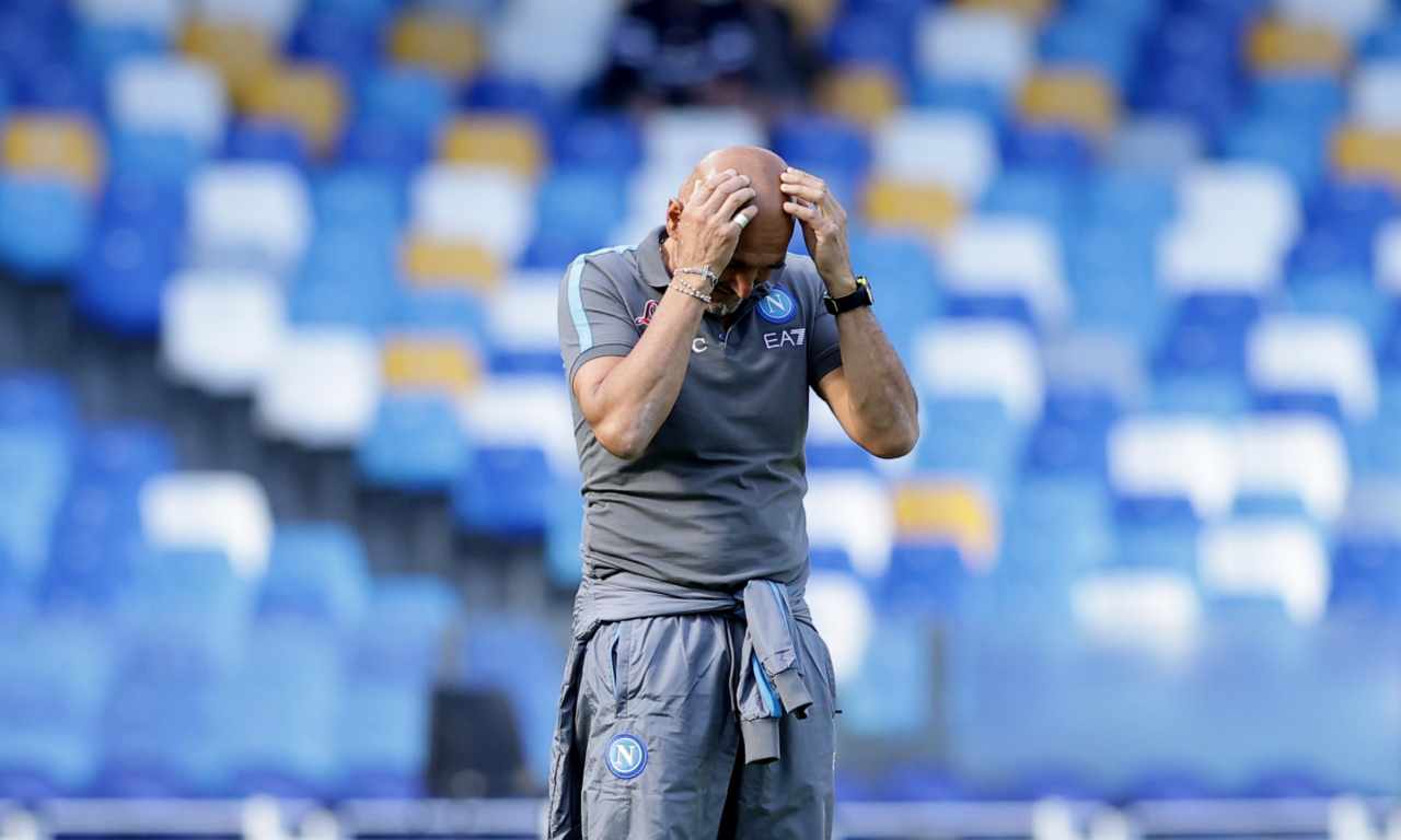 Napoli, Spalletti triste