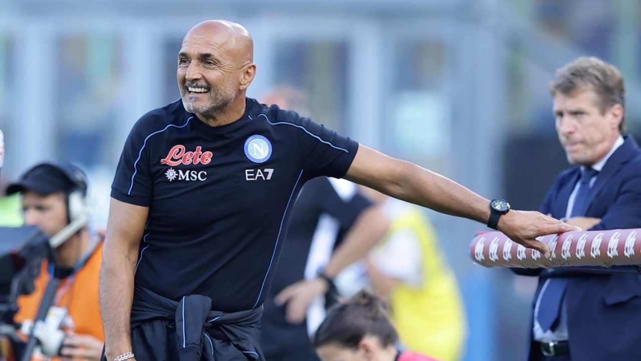 Napoli, Spalletti sorride