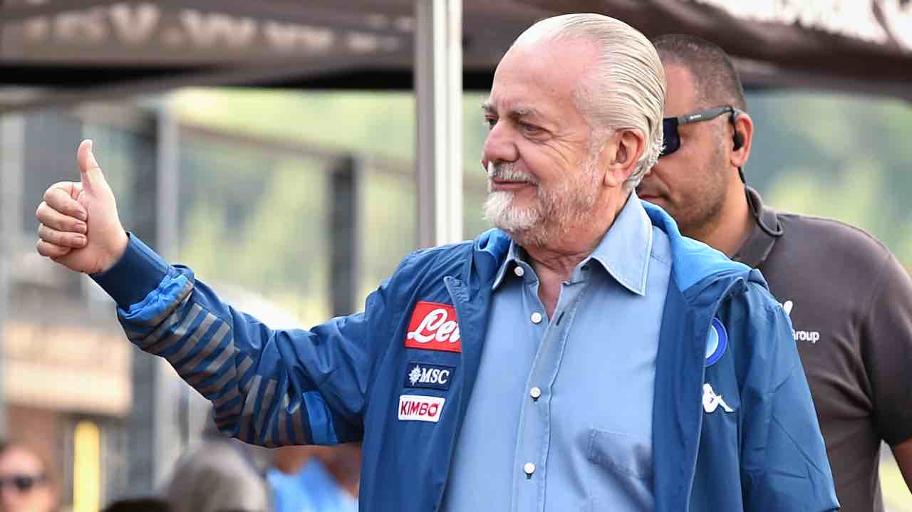 Napoli, De Laurentiis soddisfatto