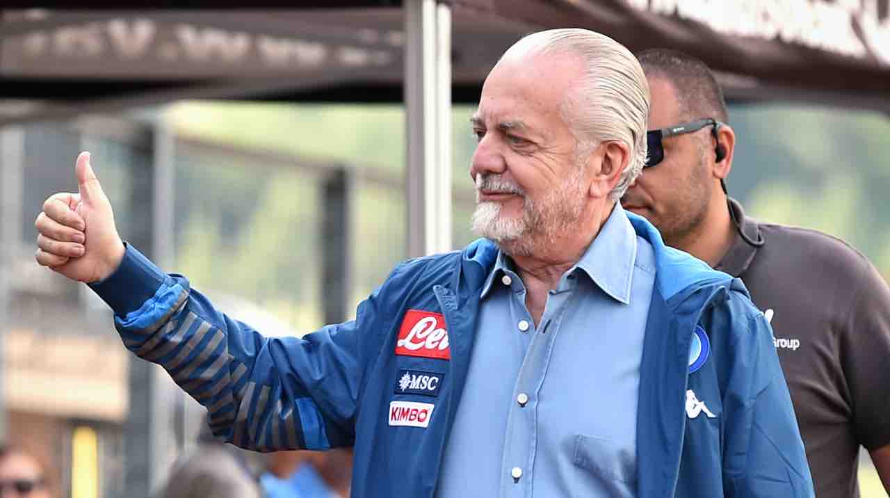 Napoli, De Laurentiis soddisfatto