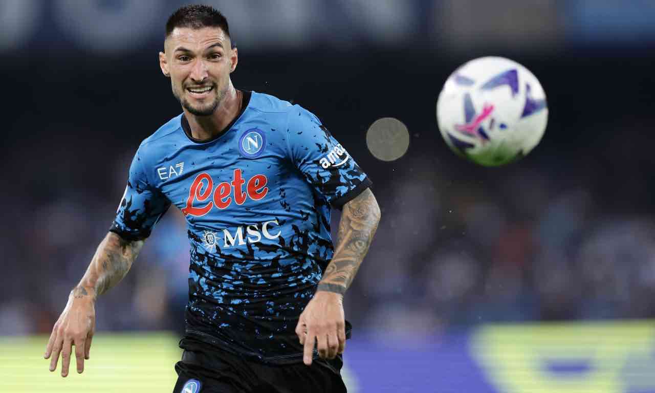 Politano in azione col Napoli