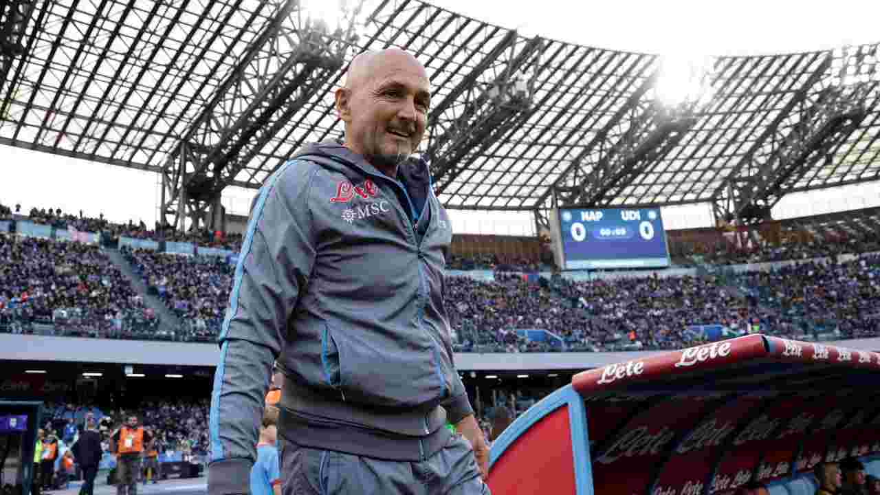 Spalletti sorridente Napoli