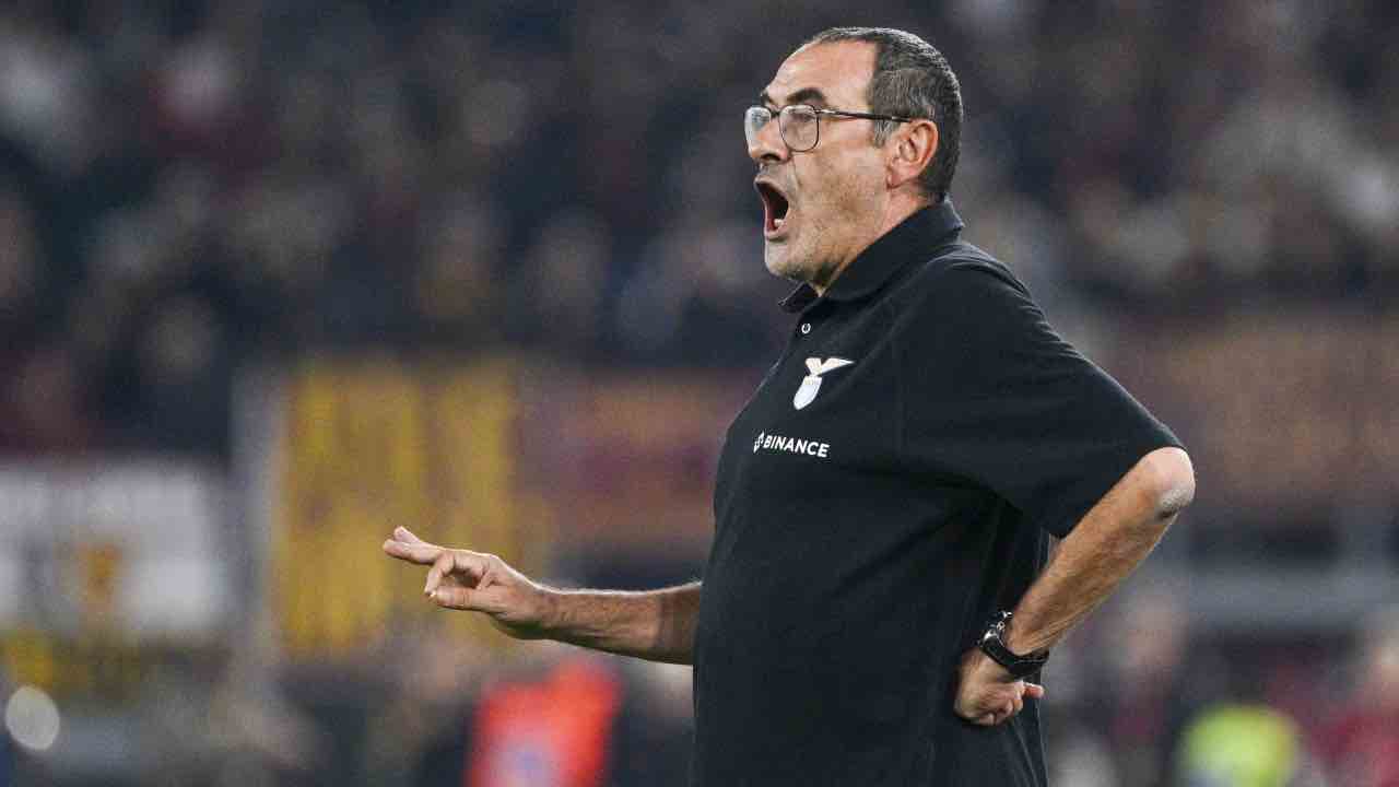 Maurizio Sarri a bordocampo