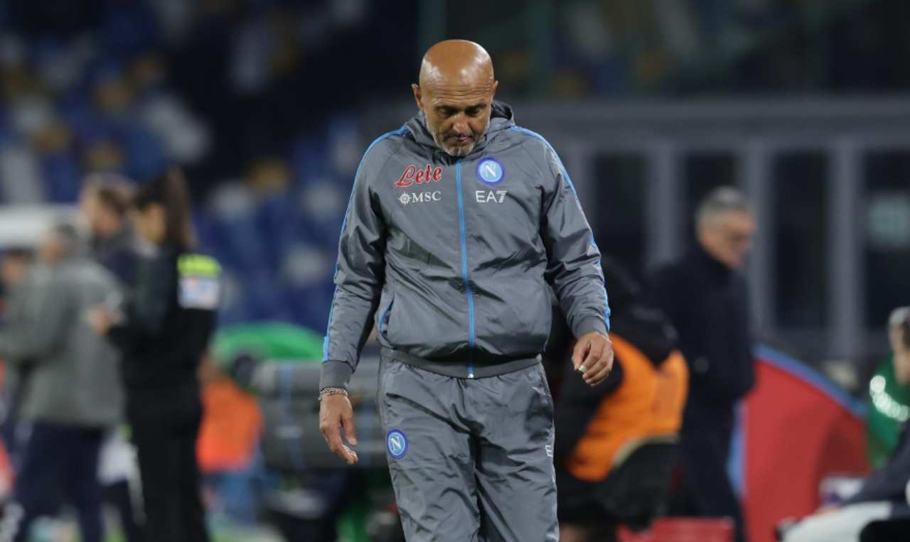 Napoli, Spalletti a testa bassa