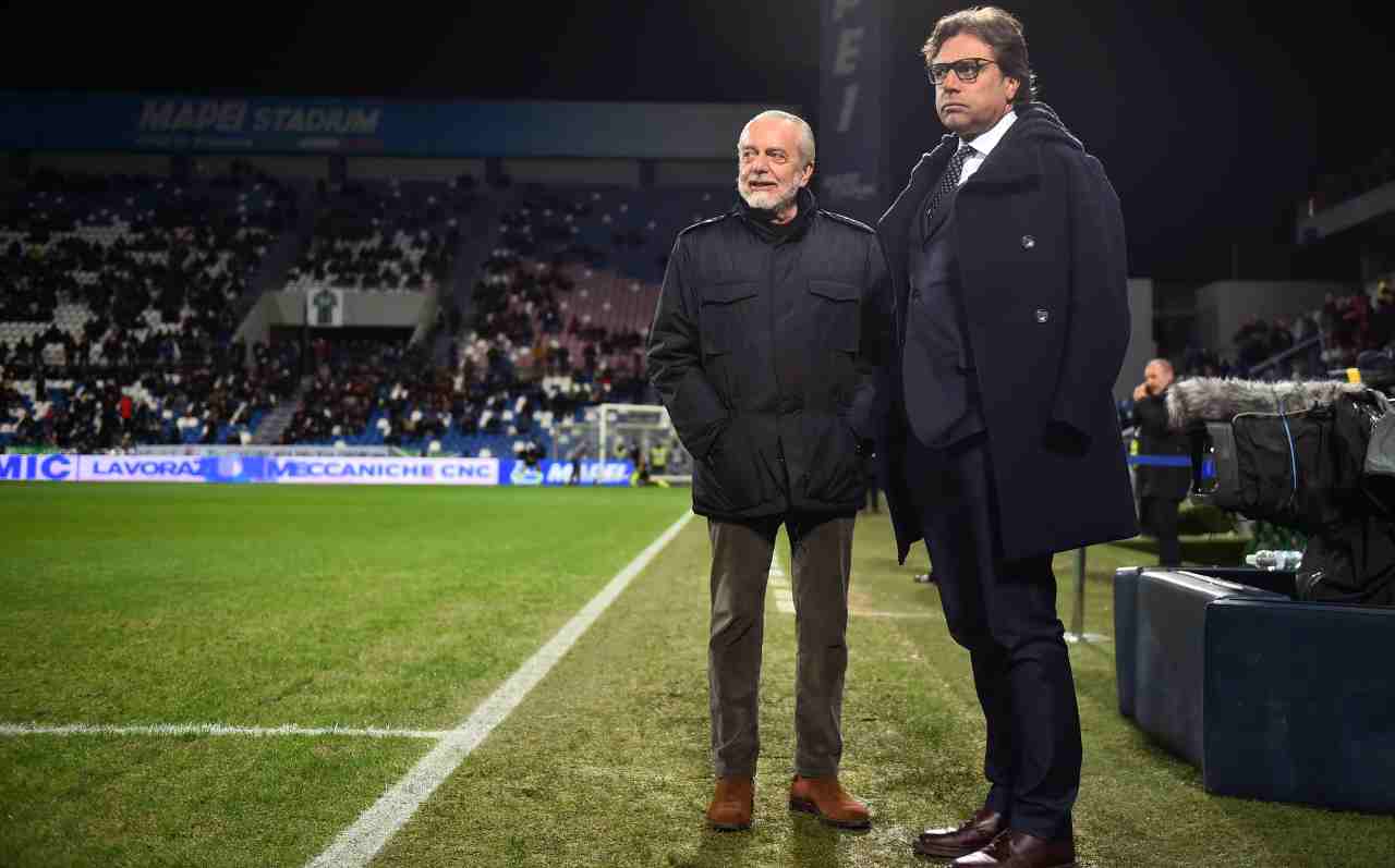 De Laurentiis con Giuntoli