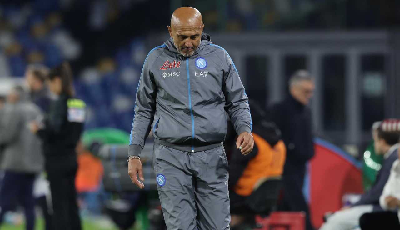 Spalletti a testa bassa