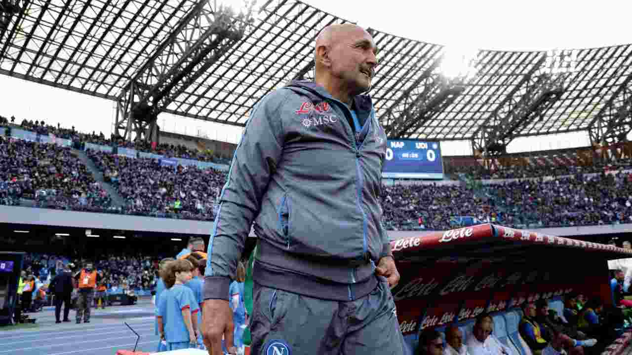 Spalletti entra in campo felice Napoli