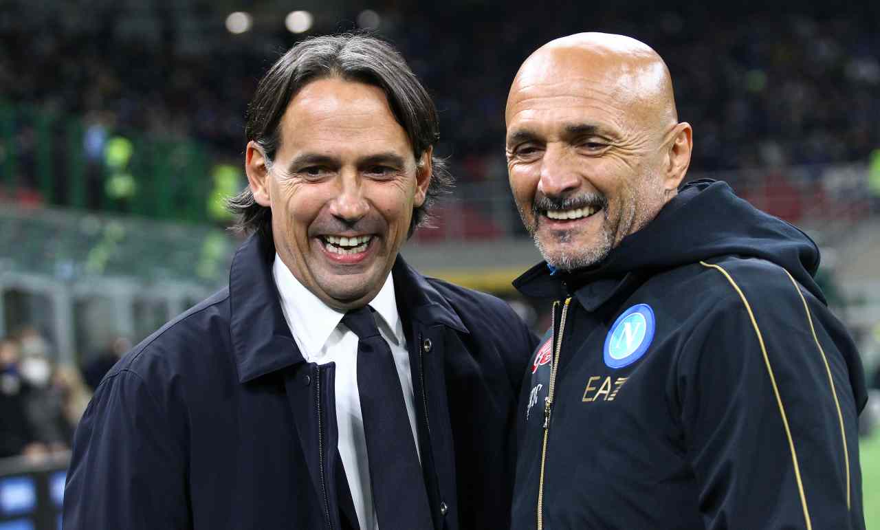 Spalletti con Inzaghi a San Siro