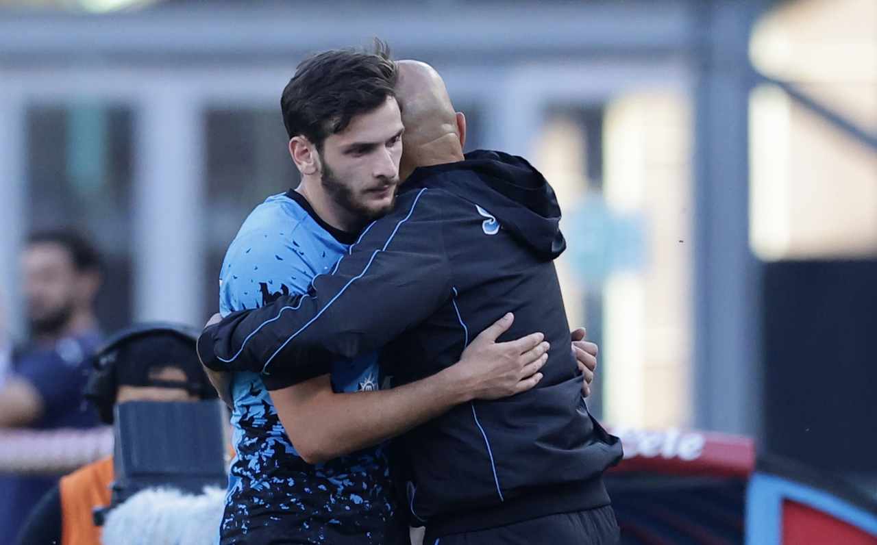 Spalletti con Kvaratskhelia