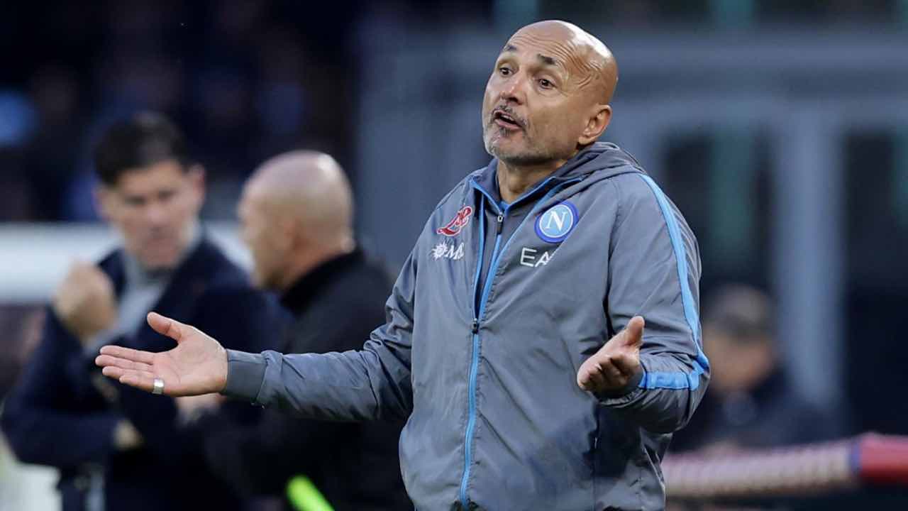 Luciano Spalletti si lamenta