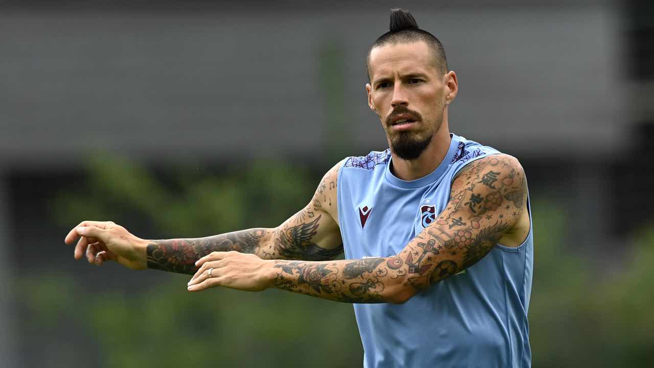 Marek Hamsik in allenamento