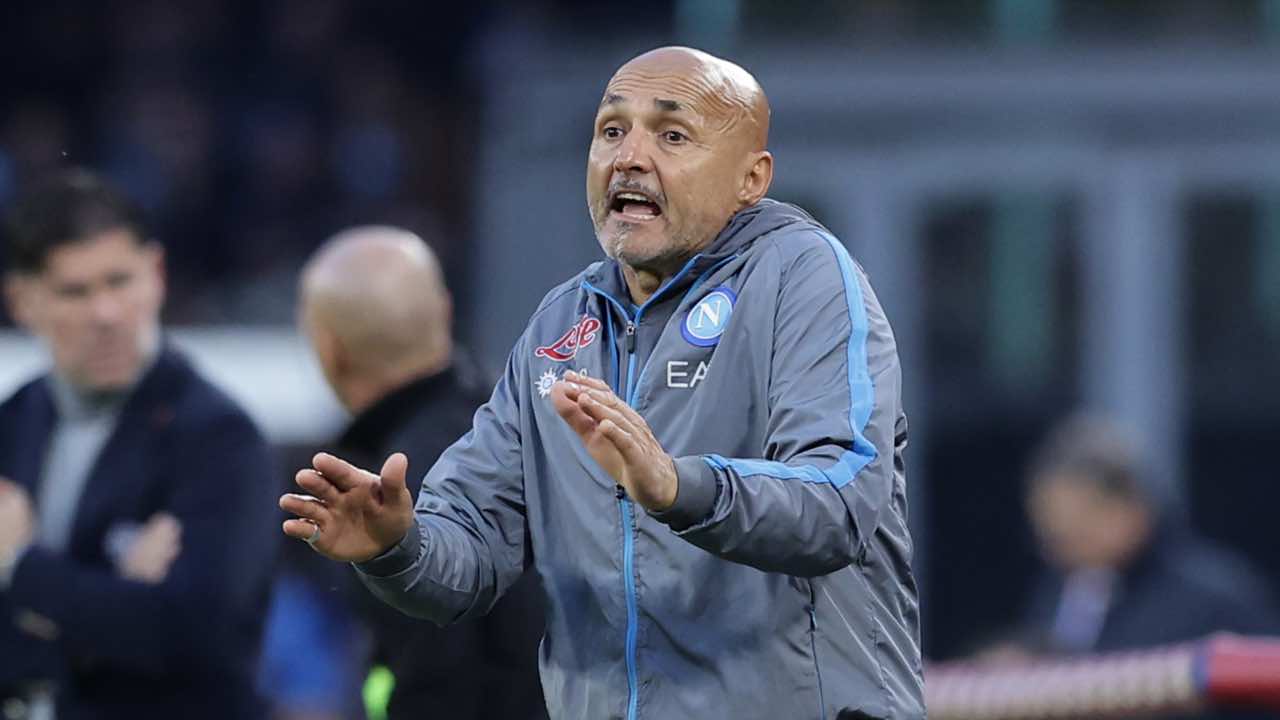 Luciano Spalletti a bordocampo