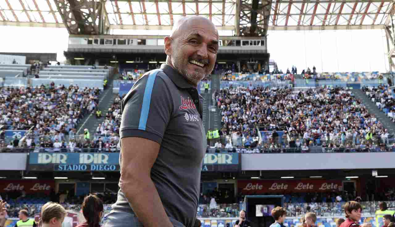 Napoli, Spalletti sorride