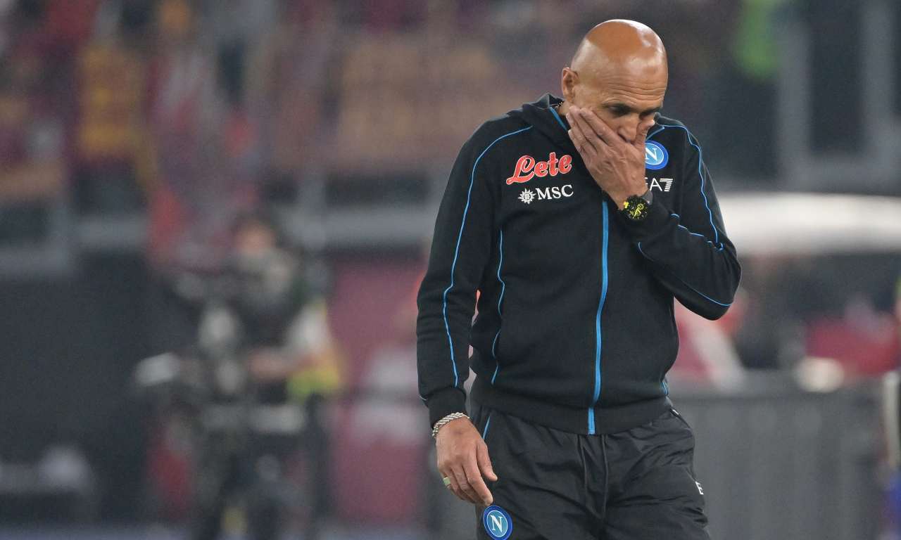 Napoli, Spalletti si copre la bocca