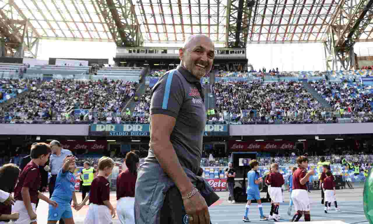 Napoli, Spalletti sorride