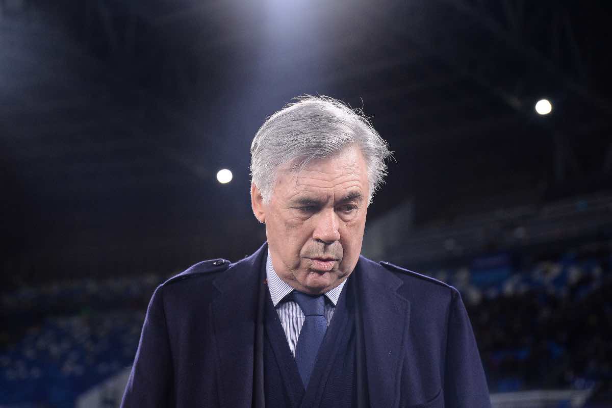 Napoli, Ancelotti deluso