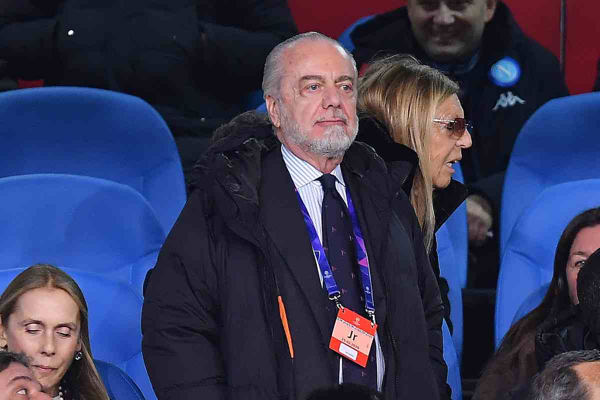 De Laurentiis allo stadio Napoli