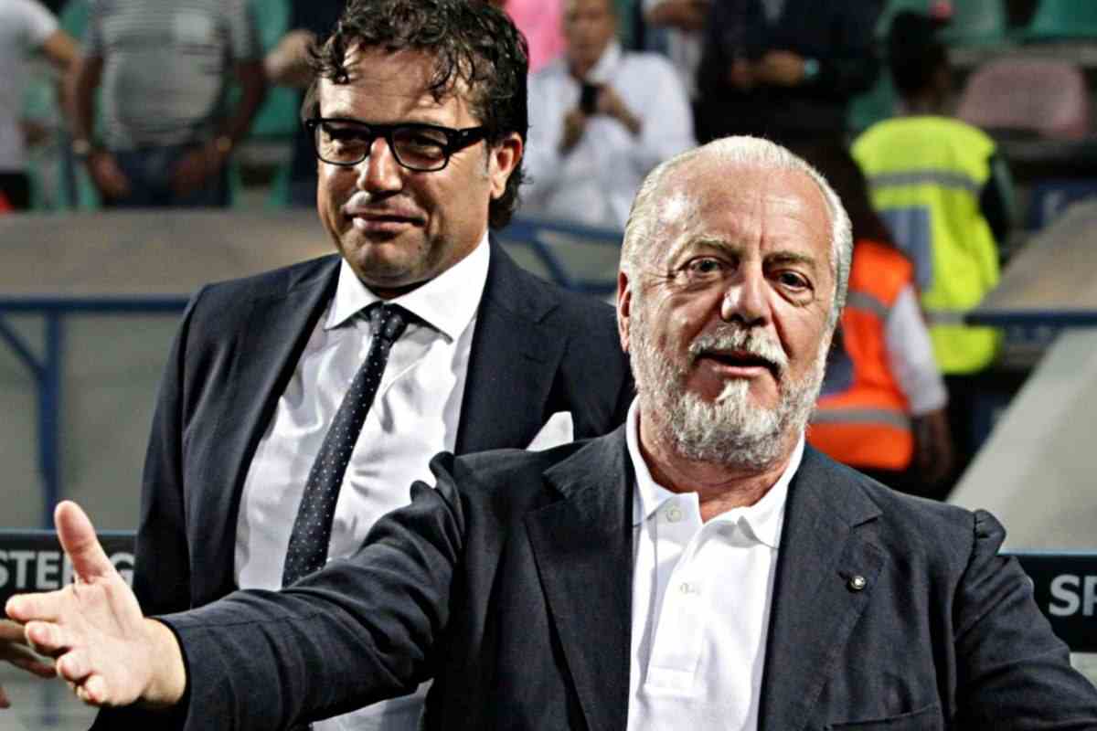 De Laurentiis con Giuntoli