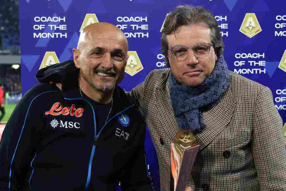 Spalletti e Giuntoli col premio