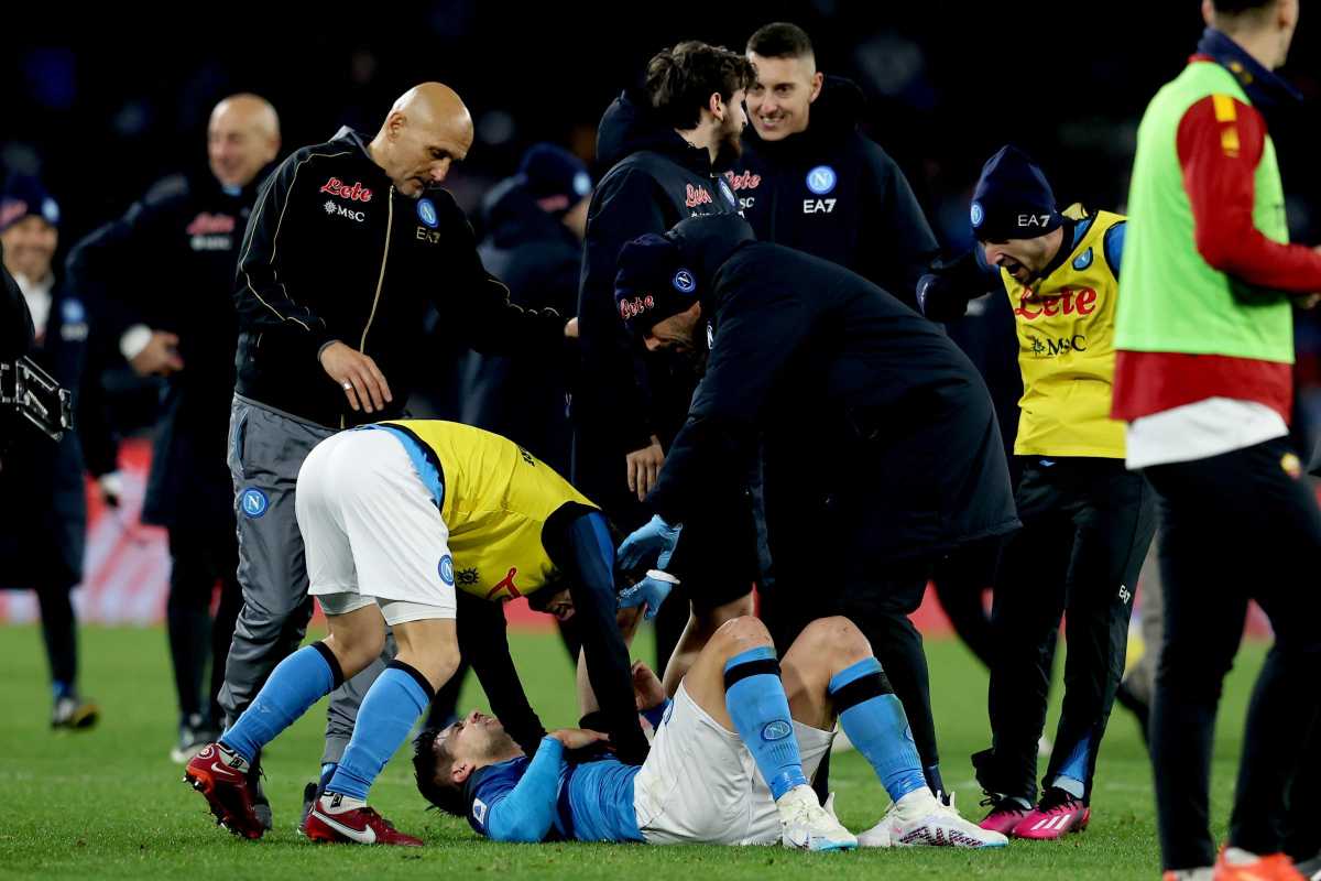 Spalletti in campo Napoli