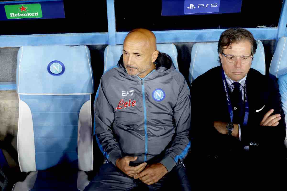 Spalletti e Giuntoli in panchina