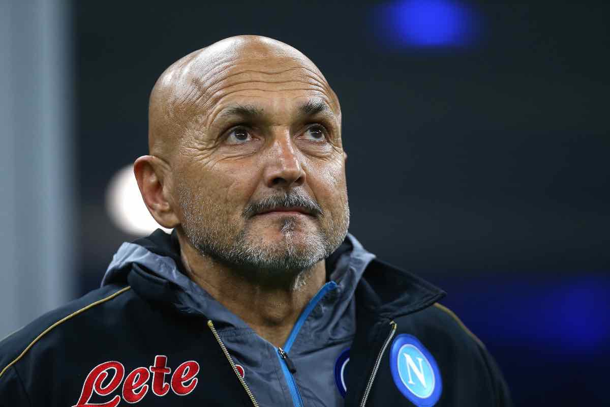 Spalletti durante Inter-Napoli