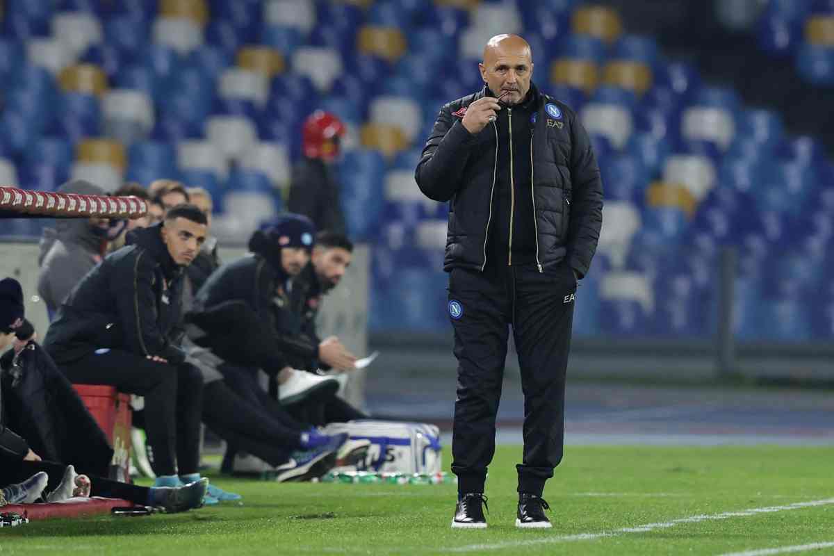 Spalletti a bordocampo Napoli