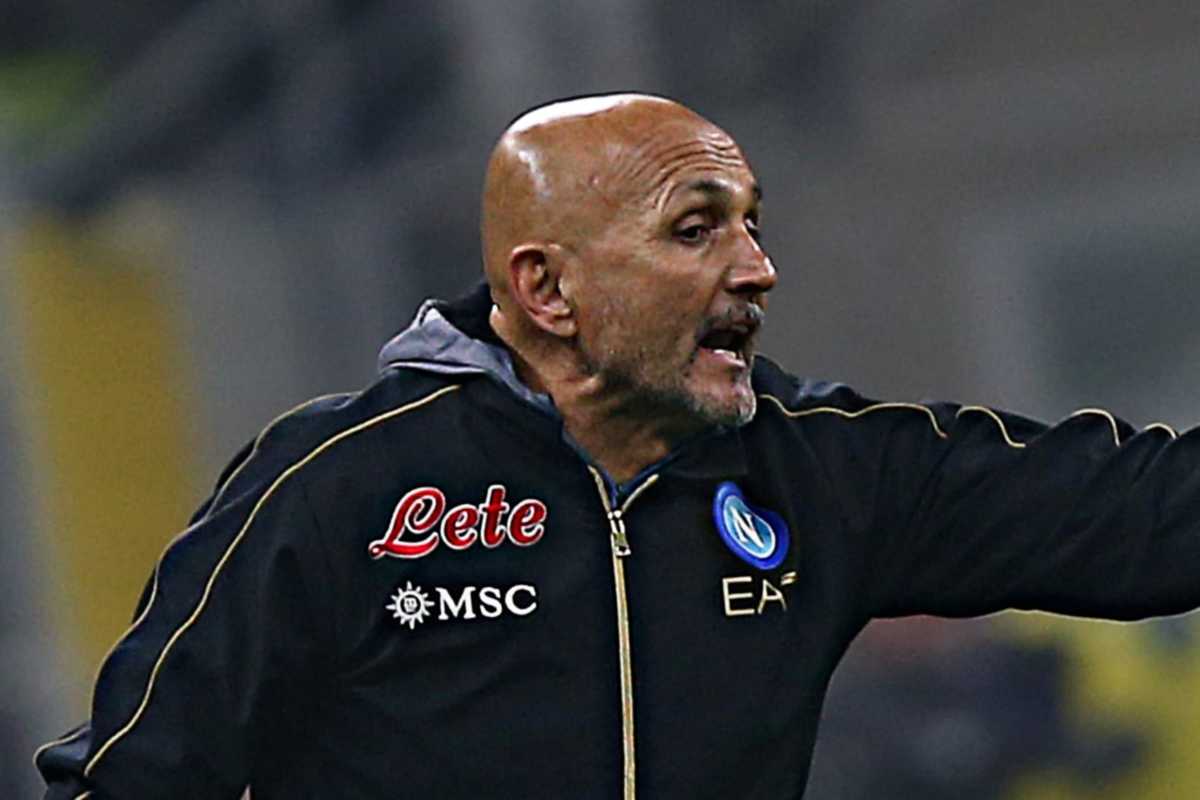 Spalletti dà indicazioni Napoli