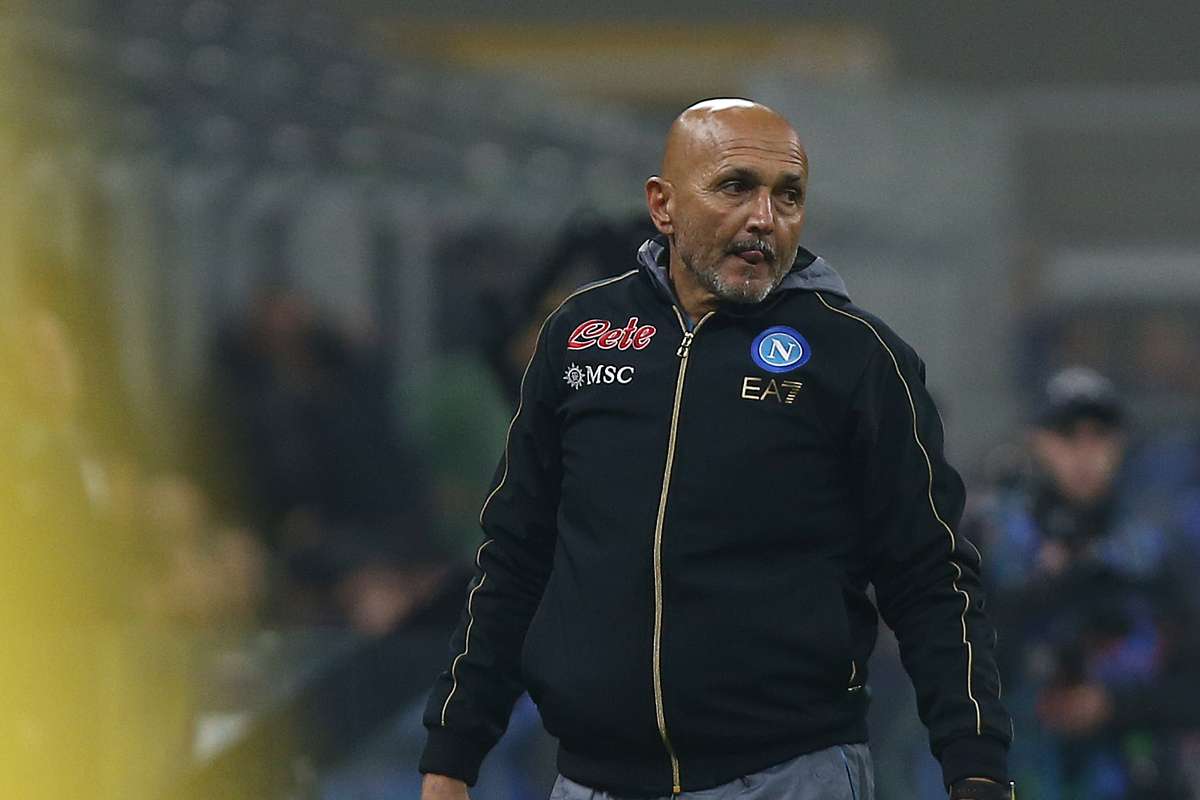 Spalletti in campo Napoli