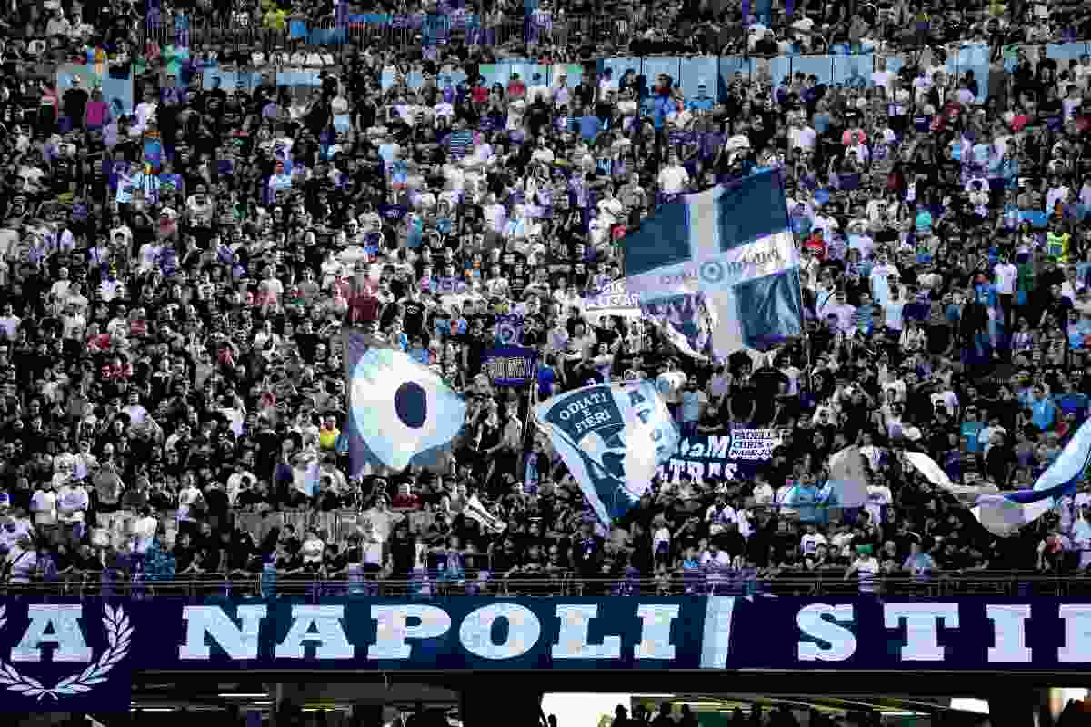Tifosi del Napoli sugli spalti