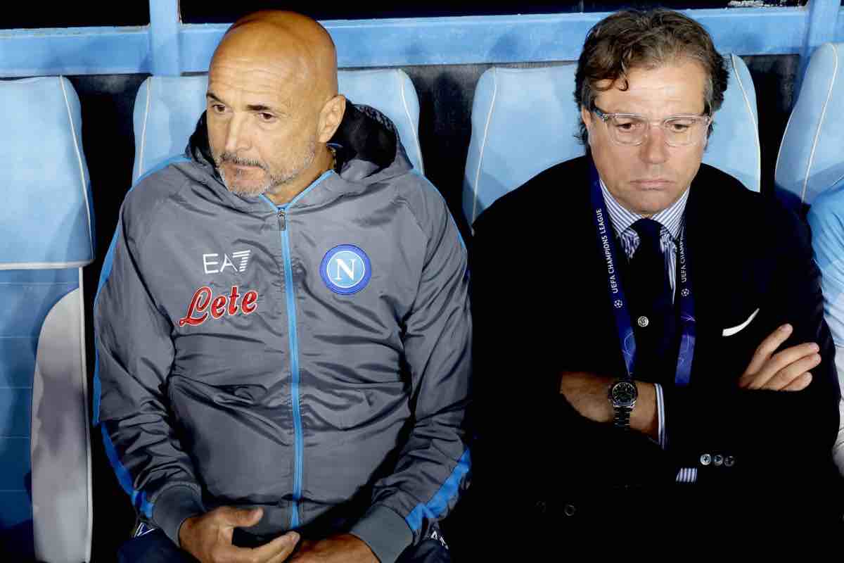 Spalletti e Giuntoli in panchina