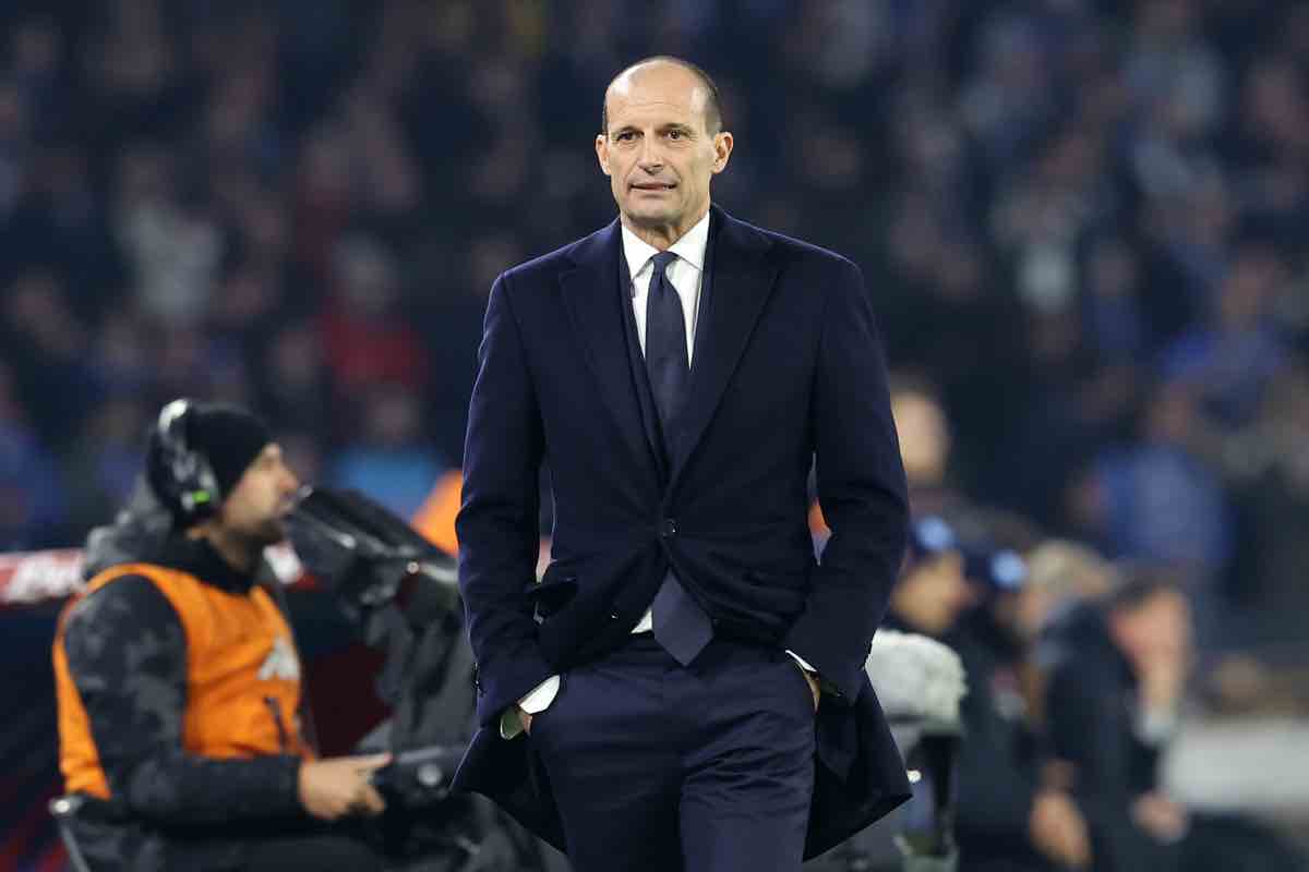 Massimiliano Allegri perplesso