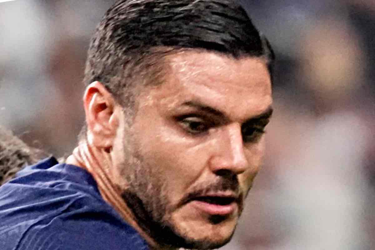 Icardi in campo affaticato