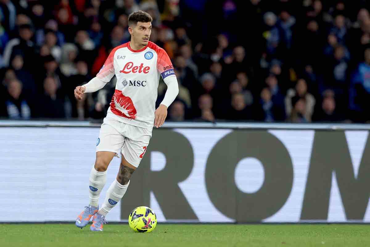 Di Lorenzo in campo in Napoli-Cremonese