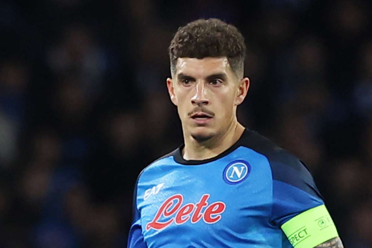 Di Lorenzo in campo Napoli