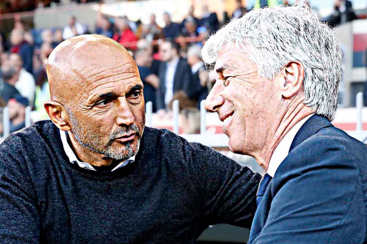 Gasperini e Spalletti si salutano