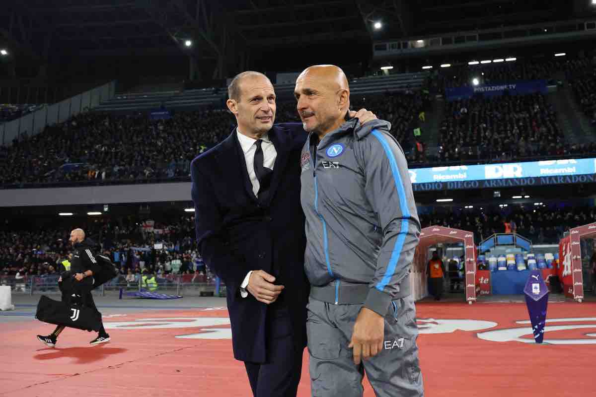 Allegri e Spalletti si salutano