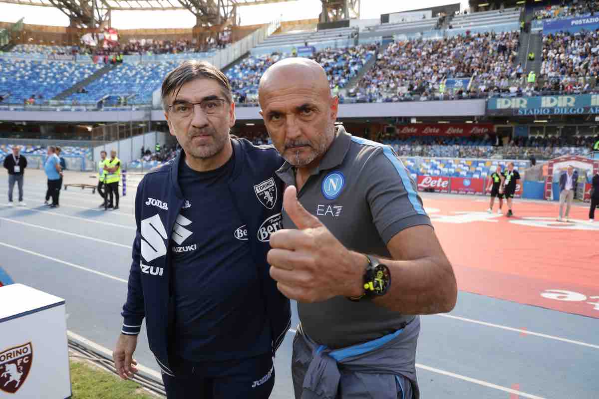 Spalletti e Juric si salutano