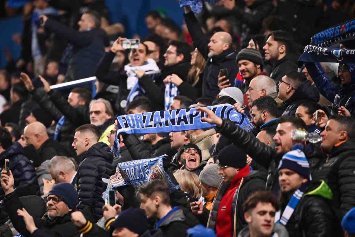 Tifosi del Napoli sugli spalti